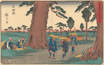 Chiriu, 1841 av Utagawa Hiroshige