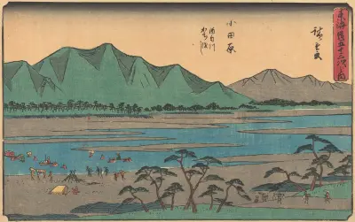 Odawara, 1841 av Utagawa Hiroshige