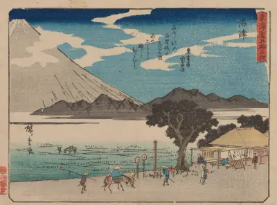 Padesát tři stanic na Tókaidó, list 13, Utagawa Hiroshige