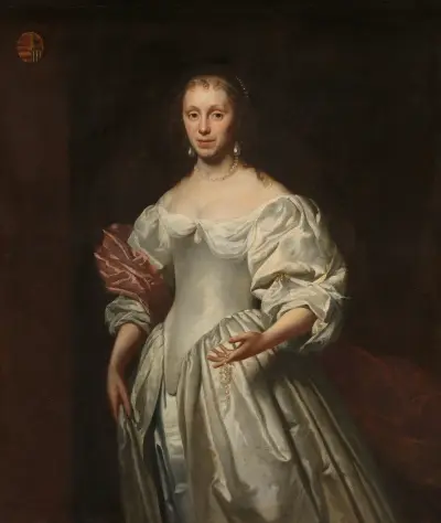 Portrait of Cornelia Craen van Haeften av Cornelis Jonson van Ceulen