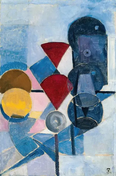 Composition II (Still Life) av Theo van Doesburg
