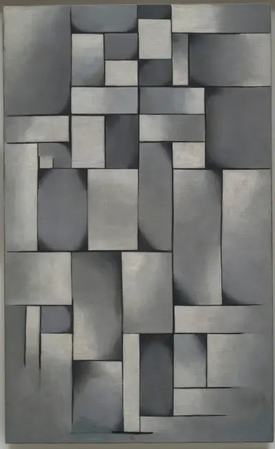 Composition in Gray (Rag-time). av Theo van Doesburg