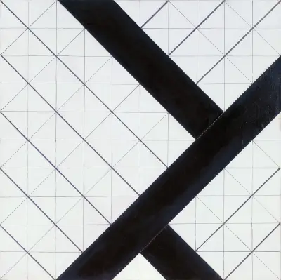 Counter-composition VI. av Theo van Doesburg