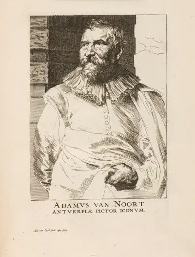 Adam van Noort av Anthony van Dyck