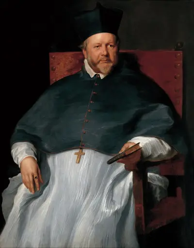 Bishop Jan Van Malderen av Anthony van Dyck