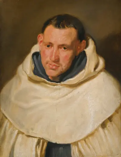 Portrait Of A Carmelite Monk, Head And Shoulders, Anthony van Dyck