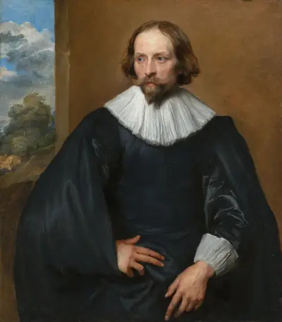 Portrait of Quintijn Symons av Anthony van Dyck
