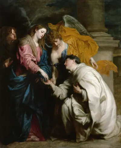 The Vision of the Blessed Hermann Joseph av Anthony van Dyck