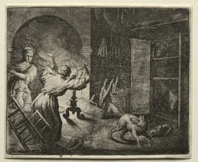 Reynard Steals a Capon av Allaert van Everdingen