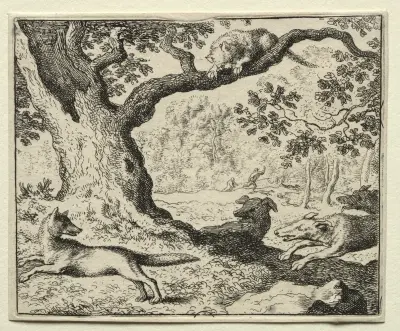 Die treulose Katze von Allaert van Everdingen