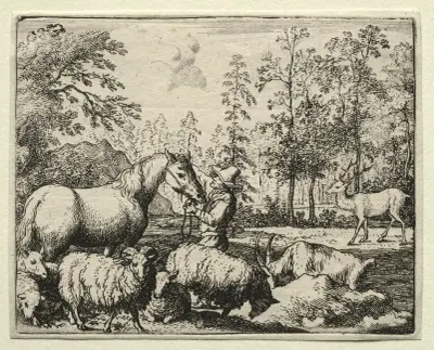 Das eifersüchtige Pferd von Allaert van Everdingen