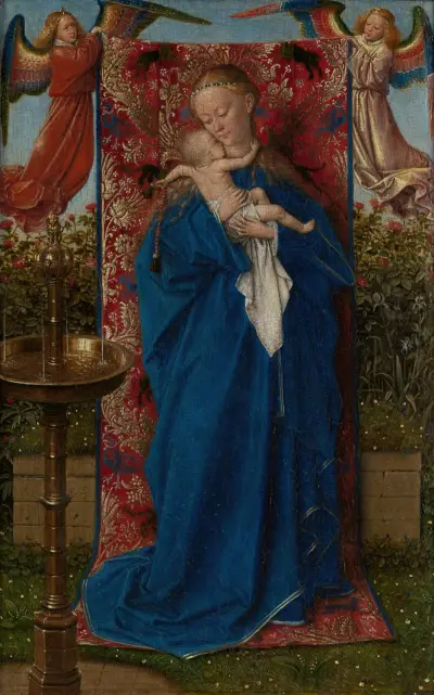 Madonna at the Fountain av Jan van Eyck