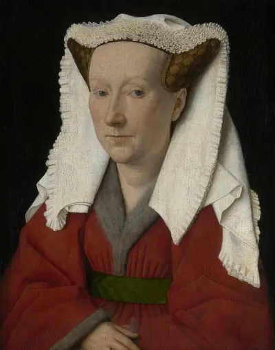 Portrait of Margareta van Eyck av Jan van Eyck