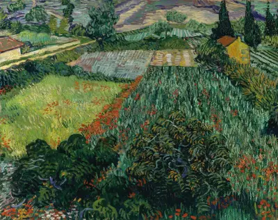 Field with Poppies av Vincent van Gogh