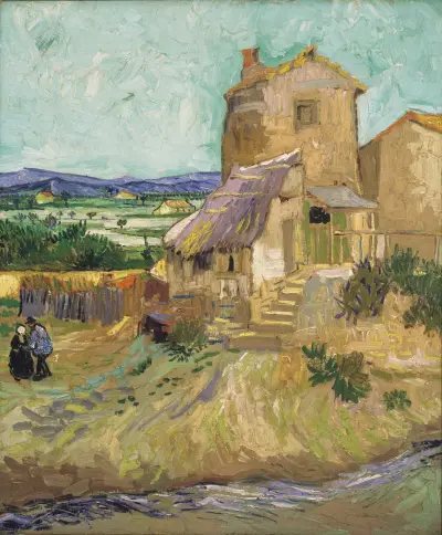 La maison de La Crau (The Old Mill), 1888 – nr 1 av Vincent van Gogh