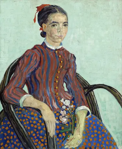 La Mousmé, 1888 – nr 1 av Vincent van Gogh
