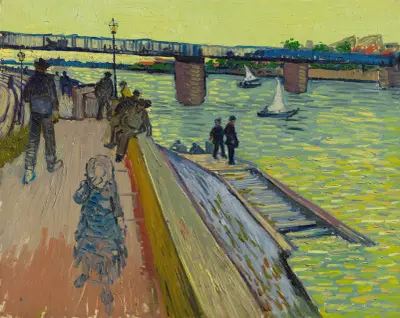 Le pont de Trinquetaille av Vincent van Gogh