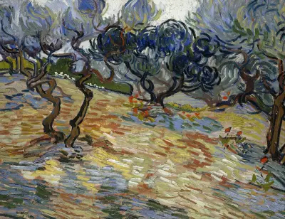 Olive Trees – nr 1 av Vincent van Gogh