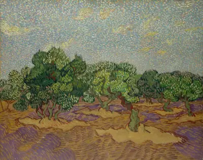 Olive Trees, 1889 – nr 2 av Vincent van Gogh