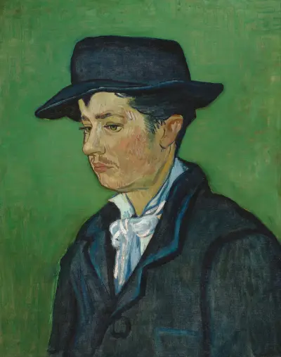 Portrait Of Armand Roulin, 1888 – nr 1 av Vincent van Gogh