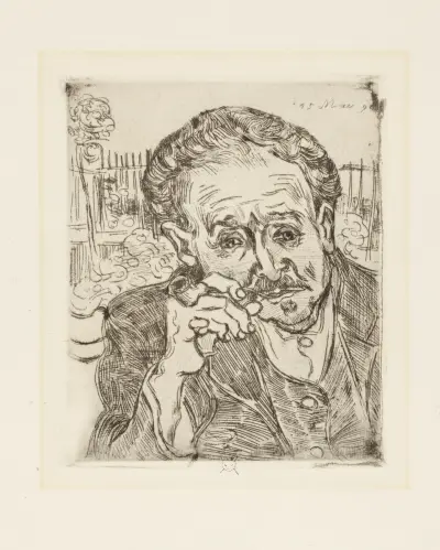 Portrait of Dr Gachet, 1890 – nr 2 av Vincent van Gogh