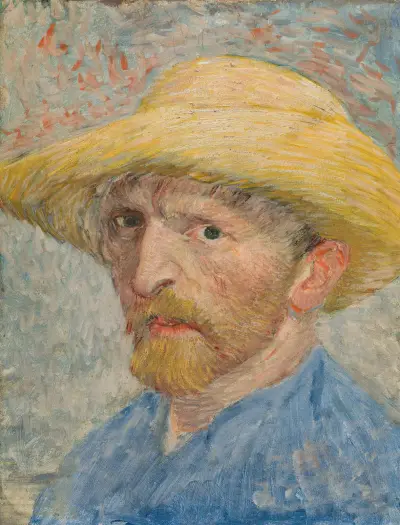 Self-Portrait, 1887 – nr 3 av Vincent van Gogh