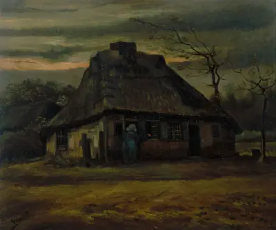 The cottage av Vincent van Gogh