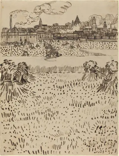The Harvest, 1888 – nr 2 av Vincent van Gogh
