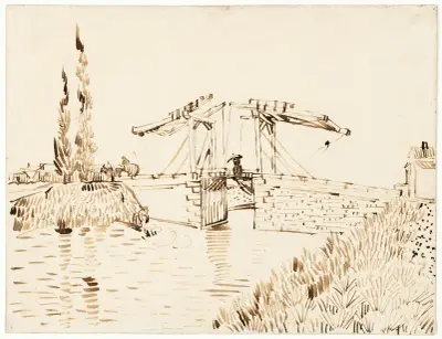 The Langlois Bridge, 1888 – nr 1 av Vincent van Gogh