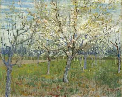 The Pink Orchard av Vincent van Gogh