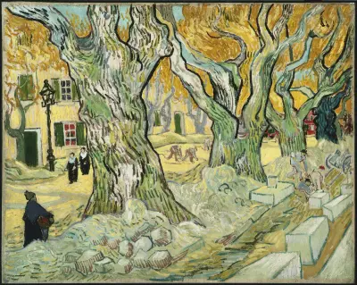 The Road Menders av Vincent van Gogh