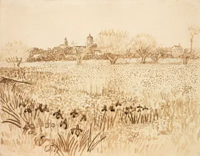 View of Arles av Vincent van Gogh