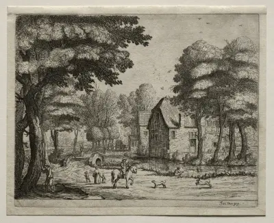 Stenbron av Jan van Goyen