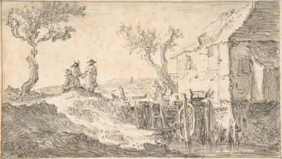 Vattenkvarnen av Jan van Goyen