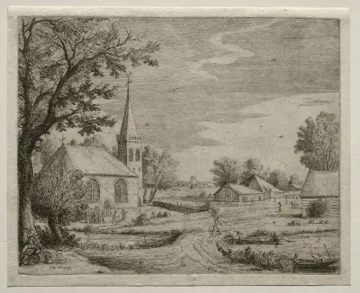 Byttekyrka av Jan van Goyen