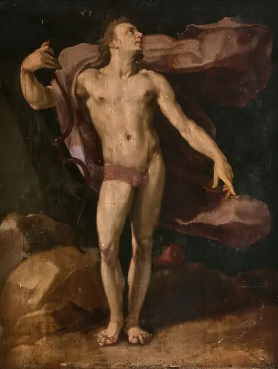 Apollon av Cornelis Cornelisz Van Haarlem