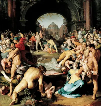 Barnamorden i Betlehem av Cornelis Cornelisz Van Haarlem