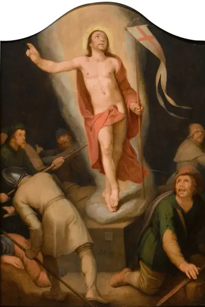 Kristi uppståndelse av Cornelis Cornelisz Van Haarlem