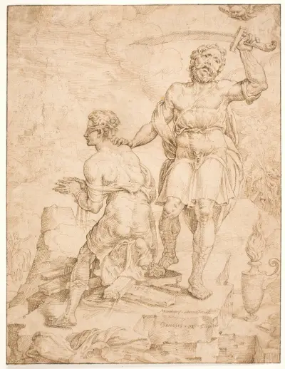 Abrahamova oběť, Maarten Van Heemskerck
