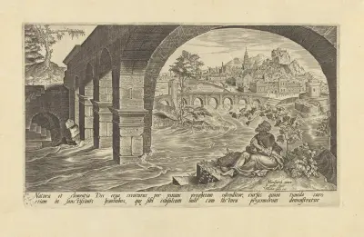 Jona klagar under kurbitsen av Maarten Van Heemskerck