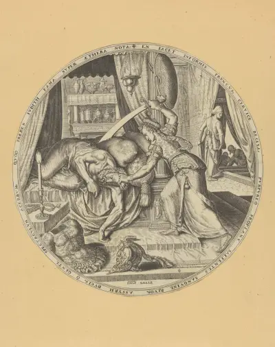 Judith Slaying Holofernes av Maarten Van Heemskerck