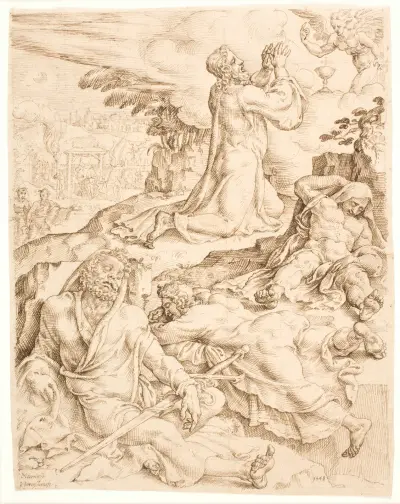 Kristus na Olivetské hoře, Maarten Van Heemskerck
