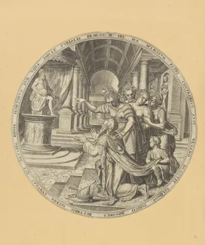 Solomon’s Idolatry av Maarten Van Heemskerck