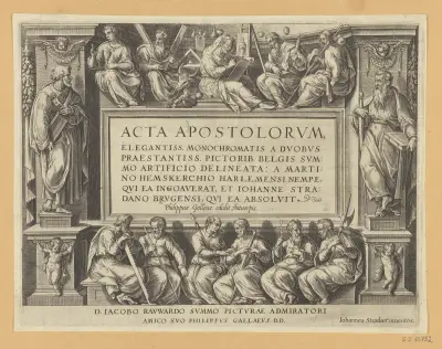 Dzieje Apostolskie – strona tytułowa, Maarten Van Heemskerck