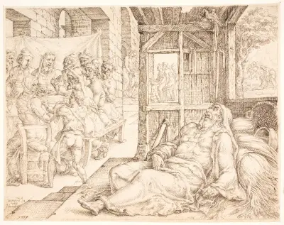 Tobits blindhet av Maarten Van Heemskerck
