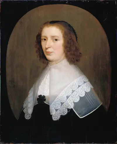 Anna van den Corput av Gerard van Honthorst