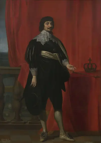 Portrait of Frederick V, King of Bohemia (1596-1632) av Gerard van Honthorst