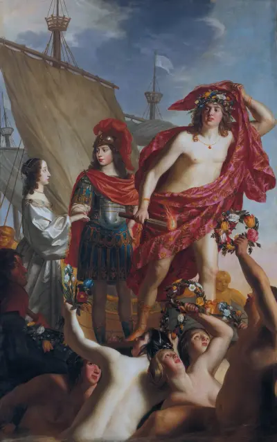 Maria Stuarts landstigning, hälsad av Willem II av Gerard van Honthorst
