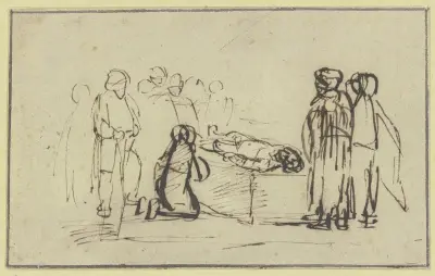 Entombment av Samuel van Hoogstraten