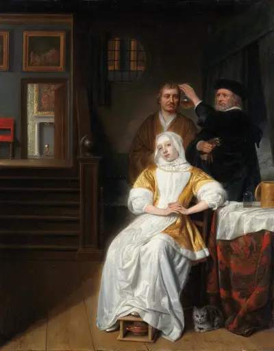 The Anemic Lady av Samuel van Hoogstraten